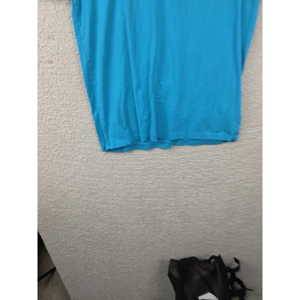 Polo Ralph Lauren Turquoise Blue Crew Neck Short Sleeve Cotton T-Shirt Size M - Picture 2 of 9
